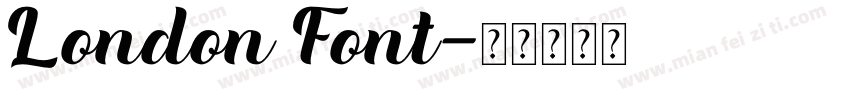 London Font字体转换